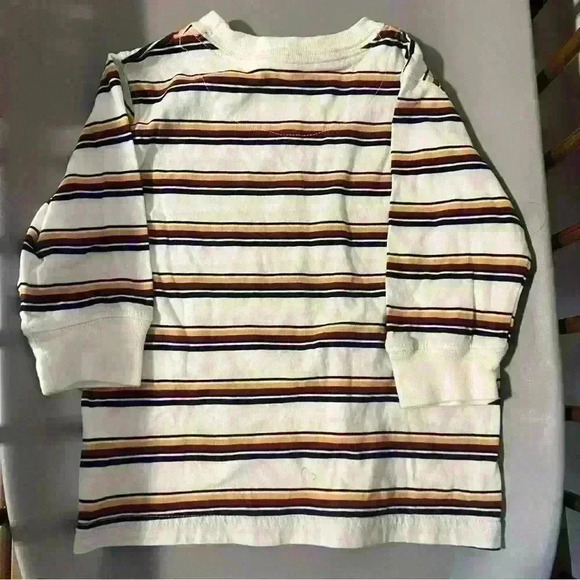 COPY - 100% cotton vintage toddler boy striped long sleeve tee.No flaws. Fall b… - Picture 4 of 4